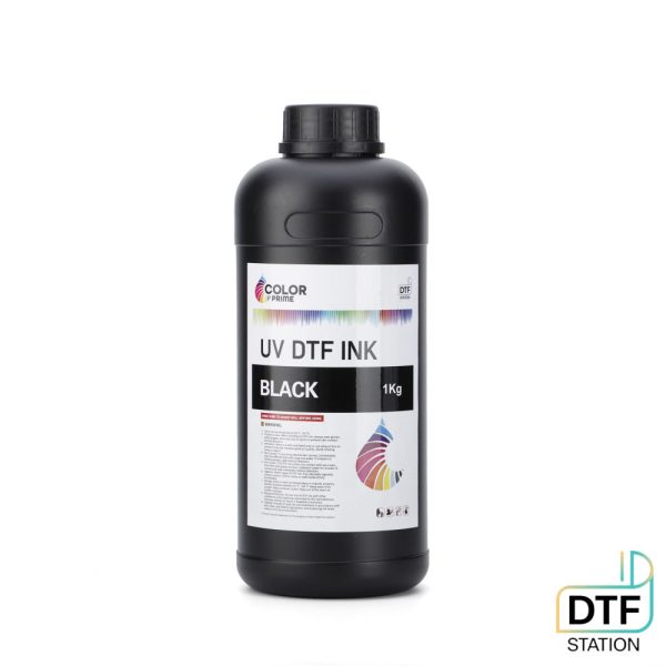 Color Prime vopsea UV-DTF  - 1000ml - negru