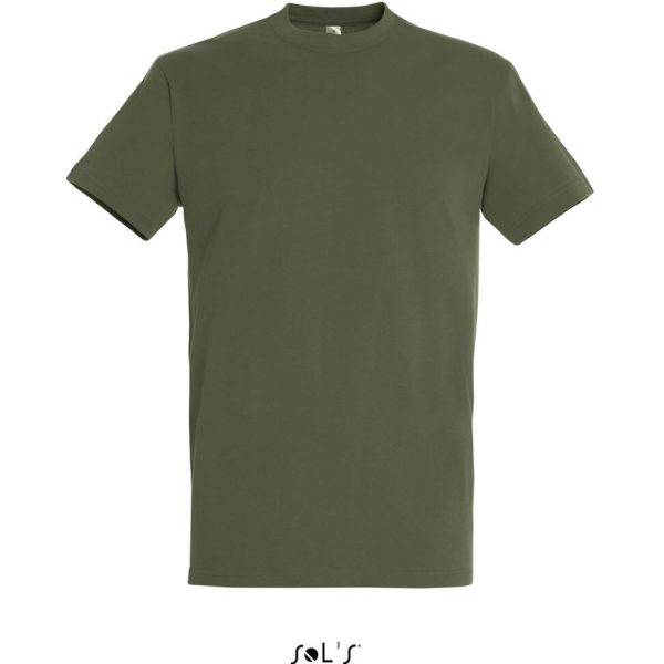 Sol's Imperial 11500 tricou publicitar bumbac -  verde military  - XL