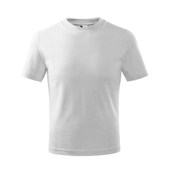 Malfini Basic tricou bumbac copii   - alb - 110cm / 4ani