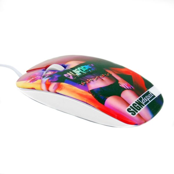 3D mouse PC sublimare  - alb