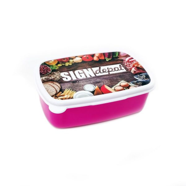 Lunch box copii sublimare roz